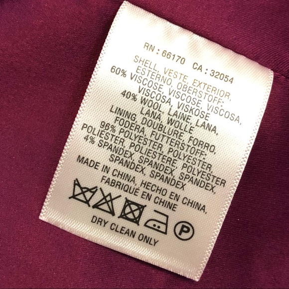 NEW Anthropologie Elevenses Raspberry Wool Jacket - Picture 6 of 8